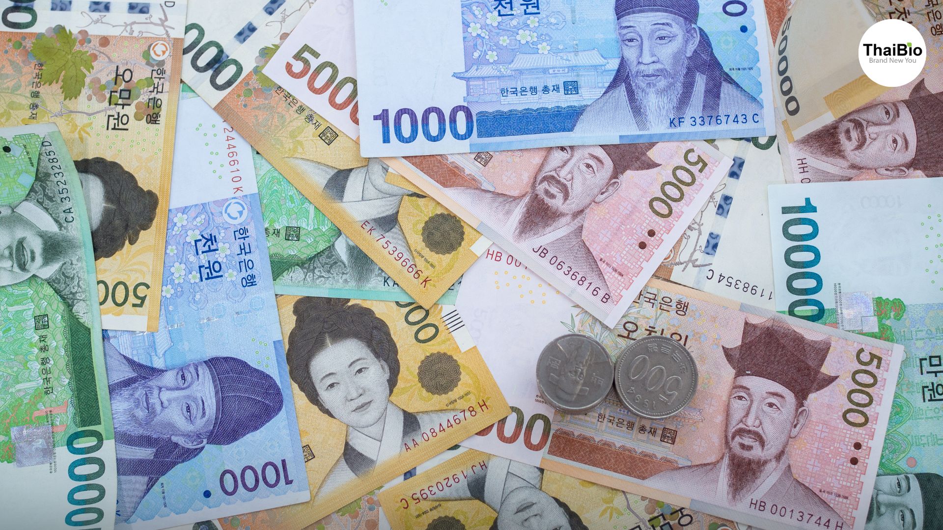 เกาหลีใช้เงิน “วอน (KRW)”